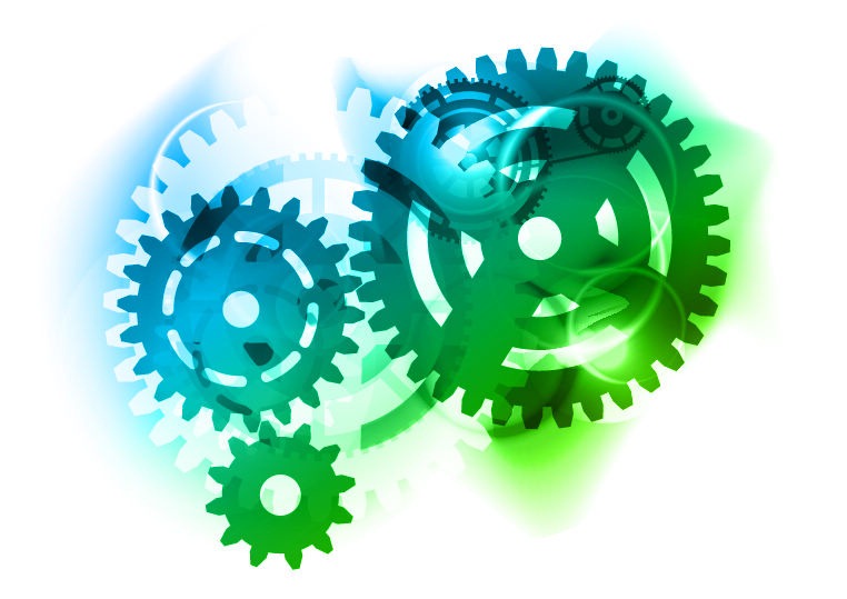 Abstract-Color-Gears-Vector-Graphic
